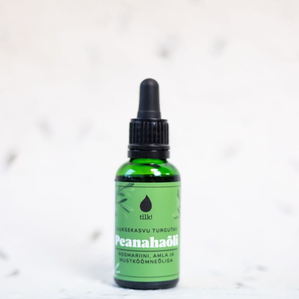 Scalp oil hair growth booster with rosemary and black cumin